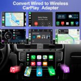 Wireless CarPlay Adapter 2024 [Upgraded] – Plug & Play Dongle Converts Wired to Wireless, Compatible with Cars 2016+ & iOS 12+ iPhones (Black) - Image 4