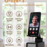 Bluetooth Speaker with Wireless Charging & Adjustable Phone Stand for Men & Women - Image 3