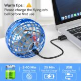 Upgraded Flying Orb Toy 2025 – Mini UFO Drone with RGB Glow - Image 2