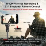 Newmowa Vlog Selfie Monitor with Magnetic Phone Holder – 4K Rear Camera Accessory for iPhone TikTok Live Streaming - Image 5