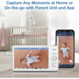 VTech RM7787HD 7-Inch Over-Cot Smart Monitor – HD Video for Baby - Image 4