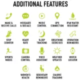 Reflex Active Series 39 Navy Sports Smartwatch with Calling - Image 4