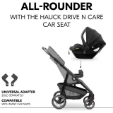 Hauck Shop N Care Pushchair – Grey | Lightweight & Compact Stroller for Easy Travel - Image 8