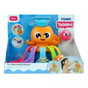 Tomy Toomies Octopus Bath Toy – 7-in-1 Water Play Set