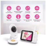 VTech VM4254 Baby Monitor – 3.5-Inch Screen, Camera, Audio & Video - Image 3