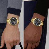 HANPOSH Men's Chronograph Watch – Stainless Steel Quartz, Waterproof, Moon Phase, Luminous Date Display - Image 3
