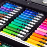 145 Pcs Art Set by Vivo Technologies – Deluxe Aluminium Case with Drawing & Sketching Tools – Perfect Gift for Artists - Image 4