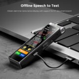 Innioasis R1 136GB Voice Recorder with AI Transcription, Bluetooth & Playback – Silver - Image 3