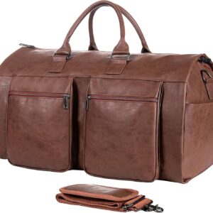 Seyfocnia Convertible Travel Garment Bag – 2-in-1 Carry-On Hanging Suitcase for Men & Women