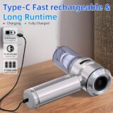 Handheld Car Vacuum Cleaner – 4-in-1 Cordless, 23000PA Cyclonic Suction - Image 6