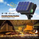 btfarm 2-Pack Outdoor Solar Fairy String Lights – 160 LEDs, 53FT Copper Wire, 8 Modes, Waterproof for Garden, Patio, Christmas - Image 4