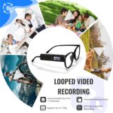 Pufei Smart Video Glasses 2.7K HD – WiFi Enabled, 60-Min Battery & 128GB Card Included - Image 6