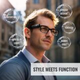 Pufei Smart Video Glasses 2.7K HD – WiFi Enabled, 60-Min Battery & 128GB Card Included - Image 2