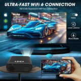 Immver HD Projector – 1080P Native, 4K Ready, WiFi 6, Bluetooth, 850ANSI, Auto Keystone, Home & Outdoor Cinema - Image 4