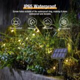 btfarm 2-Pack Outdoor Solar Fairy String Lights – 160 LEDs, 53FT Copper Wire, 8 Modes, Waterproof for Garden, Patio, Christmas - Image 3