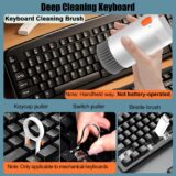VICHYIE 20-in-1 Cleaning Kit for Electronics – Multi-Tool for Keyboard, Headphones, Earbuds & Cameras (White) - Image 4