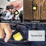 Mini Rechargeable LED Keychain Emergency Light with 4 Modes, Magnetic COB Work Light & Folding Bottle Opener – Portable Flashlight for Car Repair & Hiking - Image 5