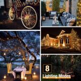 btfarm 2-Pack Outdoor Solar Fairy String Lights – 160 LEDs, 53FT Copper Wire, 8 Modes, Waterproof for Garden, Patio, Christmas - Image 5