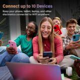 GlocalMe G4 Pro 4G LTE Portable WiFi Hotspot – No SIM Needed, 1GB Global Data, 5" Touchscreen, Connects 10 Devices, Travel Router for 200+ Countries - Image 6