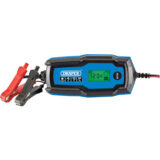 Draper Smart 12V 4A Battery Charger and Maintainer for Cars & Bikes - Image 1
