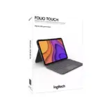 Logitech iPad Air 4/5 Keyboard Case – Grey Folio with Trackpad - Image 1