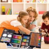 145 Pcs Art Set by Vivo Technologies – Deluxe Aluminium Case with Drawing & Sketching Tools – Perfect Gift for Artists - Image 2