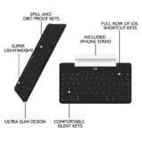 Logitech 9.5-Inch Bluetooth Keyboard – Keys-To-Go, Ultra-Slim (Black) - Image 6