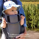 Nuby 3-in-1 Baby Carrier for Newborns & Infants - Image 2