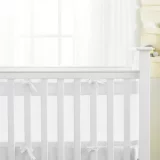 BreathableBaby 4-Sided Airflow Cot Liner - White, Breathable & Safe for Babies - Image 3