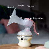 Tommee Tippee New Manual Breast Pump for Easy Milk Expression - Image 7