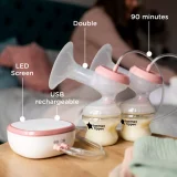 Tommee Tippee Double Electric Breast Pump – Quiet, Powerful & Portable - Image 5