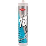 Dowsil 781 Clear Acetoxy Silicone Sealant – 310ml | Waterproof Adhesive Caulk - Image 1