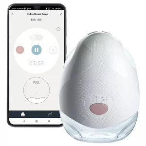 Tommee Tippee Wearable Breast Pump - Single Electric Pump for Convenient, Hands-Free Breastfeeding