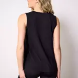 REAKTIV Women's Black Swing Vest Top – Lightweight & Flowy Fit - Image 4