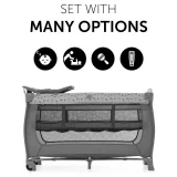 Hauck Nordic Grey Baby Travel Cot – Lightweight & Foldable - Image 4