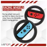 Venom Joy-Con Racing Wheel Set for Nintendo Switch (Twin Pack) - Image 3