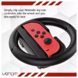 Venom Joy-Con Racing Wheel Set for Nintendo Switch (Twin Pack) - Image 4