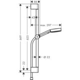 Hansgrohe Pulsify Select S Shower System – Matt Black, EcoSmart, 3 Spray Modes - Image 8