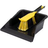 Bulldozer Tough Dustpan and Brush Set – Heavy Duty for Garage & Workshop - Image 1