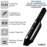 Tower Optimum Rechargeable Handheld Vacuum Cleaner - Image 3