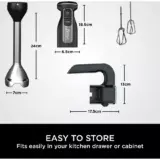 Ninja Foodi CI090UK 2-in-1 Hand Blender & Mixer – Black | Powerful Kitchen Tool - Image 8