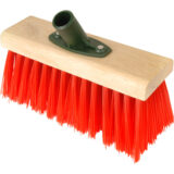 Yard Sweeper Head – 10" Red PVC Bristles - Image 2