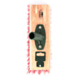 Yard Sweeper Head – 10" Red PVC Bristles - Image 6