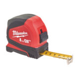 Milwaukee Pro Compact Tape Measure – 8m/26ft Dual Scale - Image 3