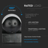 V-TAC PIR Security Sensor – IP44 Rated, 12m Motion Detector - Image 4
