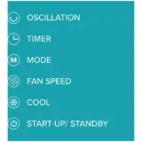 Smart Air Tower Fan by Midea – Fast Chill Technology - Image 6