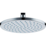 Ebb + Flo Fixed Round Rain Shower Head 204mm - Image 1