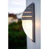 Lutec City Outdoor Light Fixture – E27, 40W Max, Weatherproof IP44 – Dark Grey - Image 2