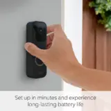 Blink Video Doorbell (Wired or Battery) with Sync Module – Black - Image 2