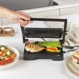 Salter Kuro EK6348MBLK Health Grill & Panini Maker – Non-Stick Electric Grill for Healthy Cooking - Image 5